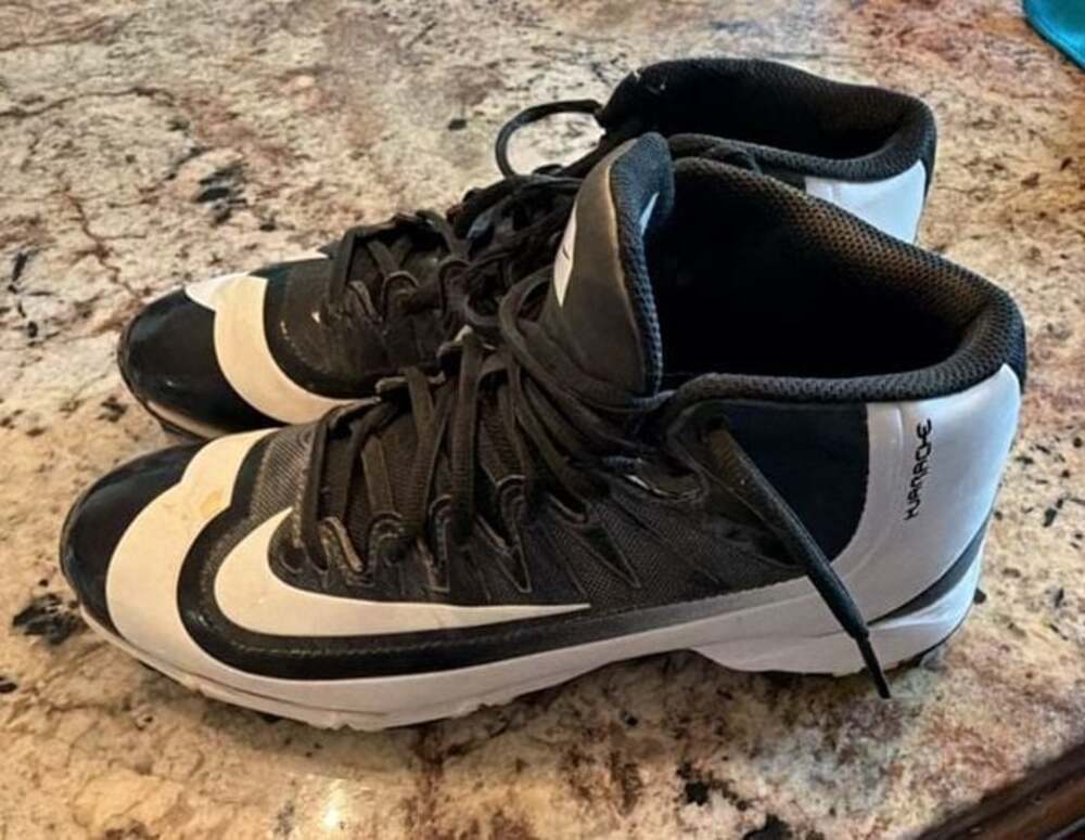 Nike Huarache 2KFilth Baseball Cleats Black and White
